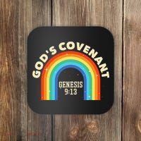 God’s Covenant Rainbow Genesis 9:13 Christian Coaster thumb 0