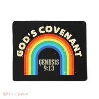 God’s Covenant Rainbow Genesis 9:13 Christian Mousepad thumb 0