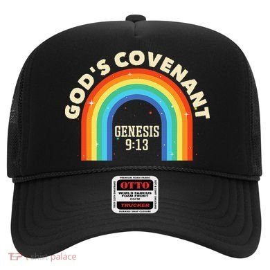 God’s Covenant Rainbow Genesis 9:13 Christian Hat