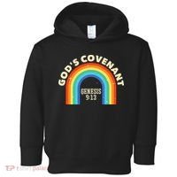God’s Covenant Rainbow Genesis 9:13 Christian Toddler Hoodie thumb 0