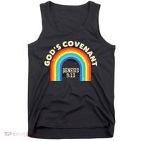 God’s Covenant Rainbow Genesis 9:13 Christian Tank Top thumb 0