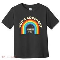 God’s Covenant Rainbow Genesis 9:13 Christian Toddler T-Shirt thumb 0