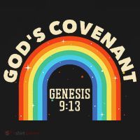 God’s Covenant Rainbow Genesis 9:13 Christian Toddler T-Shirt thumb 4