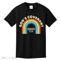 God’s Covenant Rainbow Genesis 9:13 Christian Kids T-Shirt thumb 0