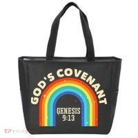 God’s Covenant Rainbow Genesis 9:13 Christian Tote Bag thumb 0