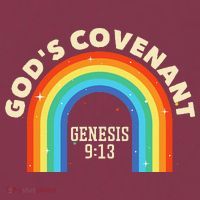 God’s Covenant Rainbow Genesis 9:13 Christian 16oz Travel Tumbler thumb 2