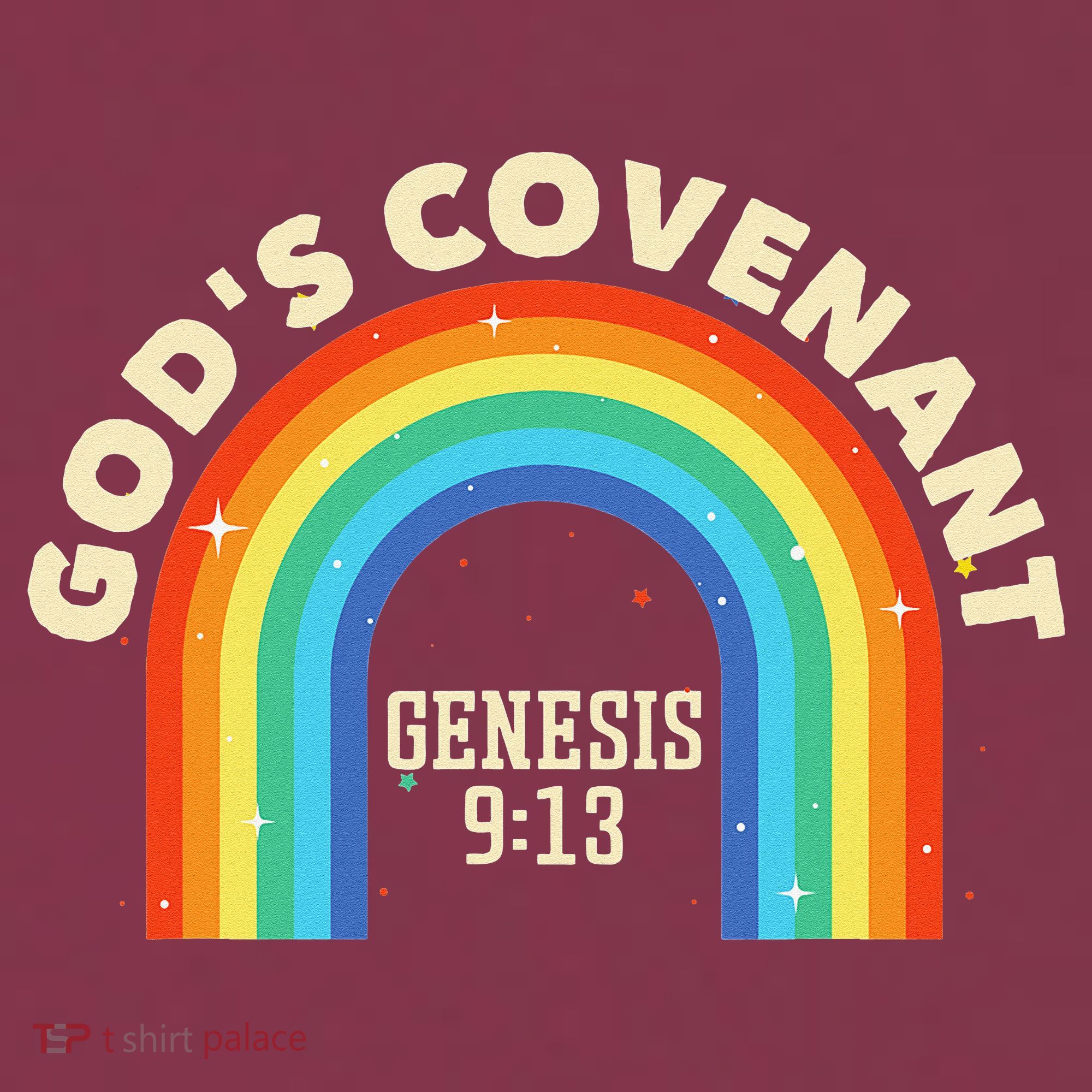 God’s Covenant Rainbow Genesis 9:13 Christian 16oz Travel Tumbler