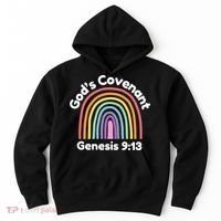 God’s Covenant Rainbow | Genesi 9:13 Christian Hoodie thumb 0