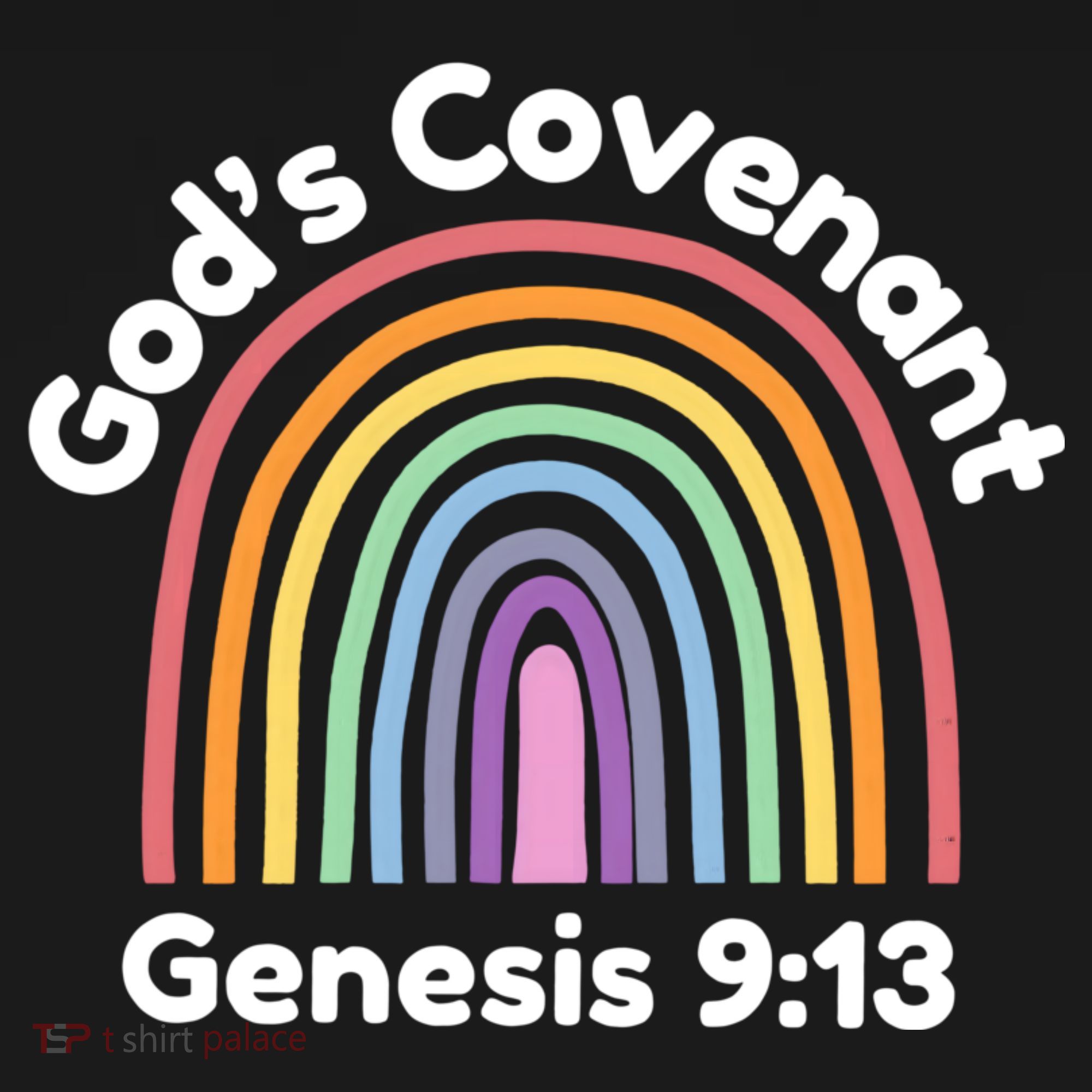 God’s Covenant Rainbow | Genesi 9:13 Christian Apron