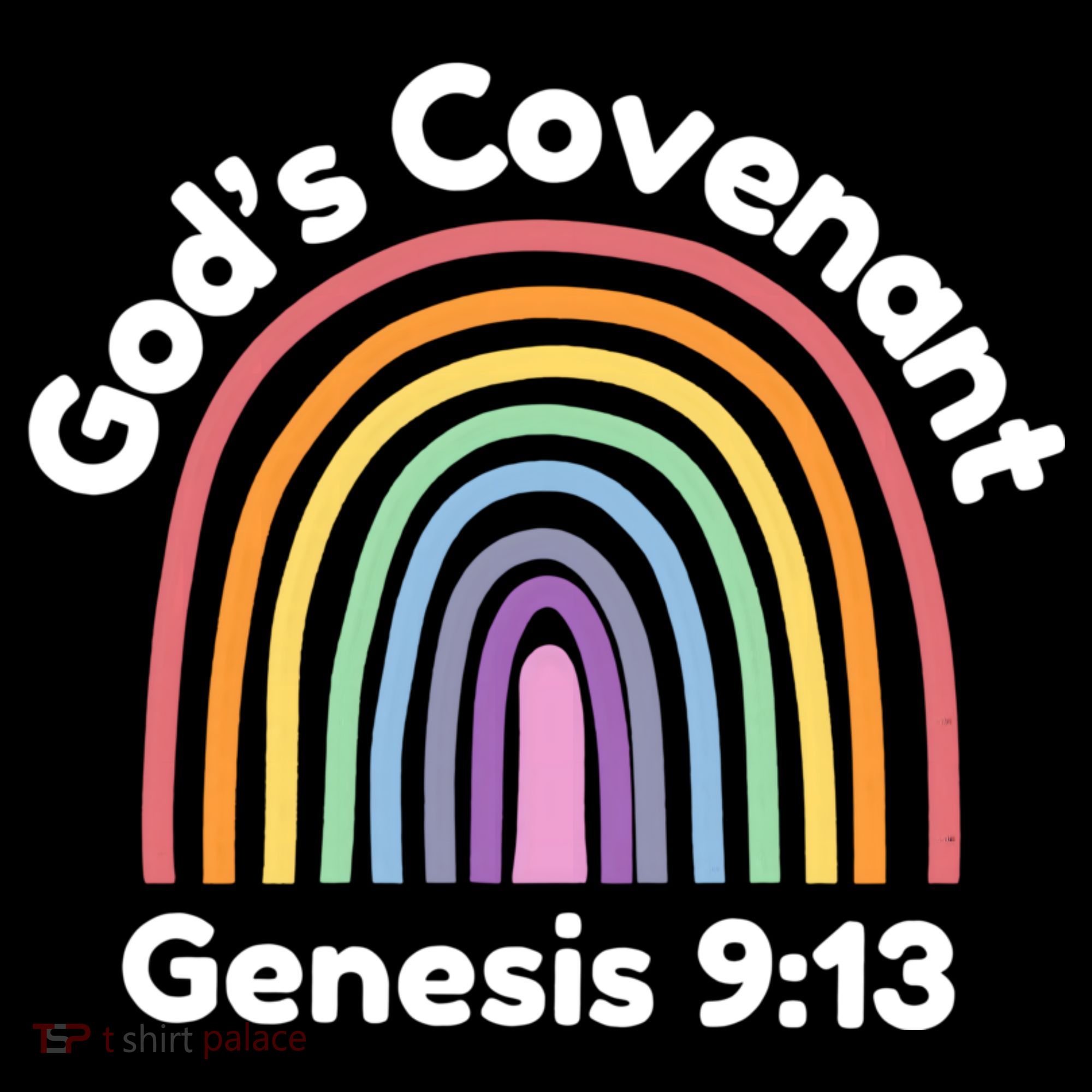 God’s Covenant Rainbow | Genesi 9:13 Christian Women's Hoodie