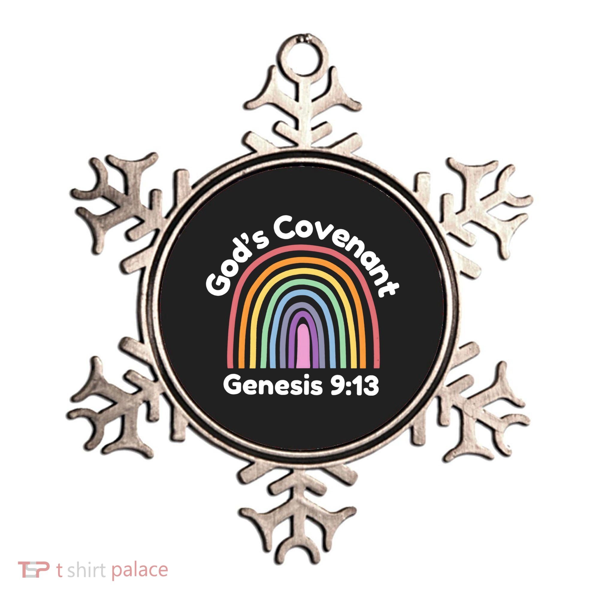 God’s Covenant Rainbow | Genesi 9:13 Christian Ornament