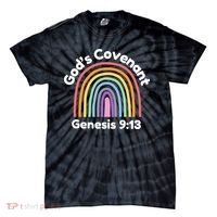 God’s Covenant Rainbow | Genesi 9:13 Christian Tie-Dye T-Shirt thumb 0