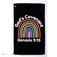 God’s Covenant Rainbow | Genesi 9:13 Christian Golf Towel thumb 0