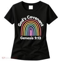 God’s Covenant Rainbow | Genesi 9:13 Christian Women's T-Shirt thumb 0