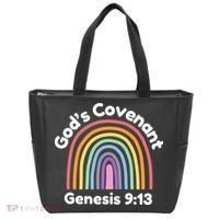 God’s Covenant Rainbow | Genesi 9:13 Christian Tote Bag thumb 0