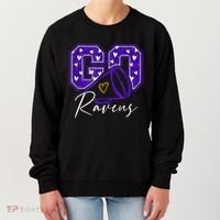Go Cheer Ravens Sprots Fan Team Women's Sweatshirt thumb 0