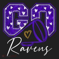 Go Cheer Ravens Sprots Fan Team Women's Sweatshirt thumb 2