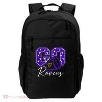 Go Cheer Ravens Sprots Fan Team Backpack thumb 0