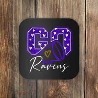 Go Cheer Ravens Sprots Fan Team Coaster thumb 0