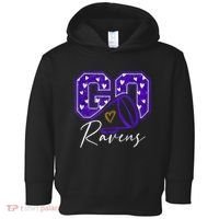 Go Cheer Ravens Sprots Fan Team Toddler Hoodie thumb 0
