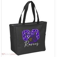 Go Cheer Ravens Sprots Fan Team Tote Bag thumb 2