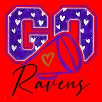 Go Cheer Ravens Sprots Fan Team Santa Hat thumb 1