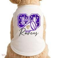 Go Cheer Ravens Sprots Fan Team Doggie Tank thumb 0