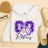 Go Cheer Ravens Sprots Fan Team Hoodie thumb 4