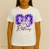 Go Cheer Ravens Sprots Fan Team T-Shirt thumb 4