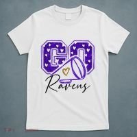 Go Cheer Ravens Sprots Fan Team T-Shirt thumb 5