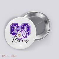 Go Cheer Ravens Sprots Fan Team Button thumb 0