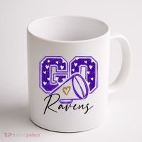 Go Cheer Ravens Sprots Fan Team Coffee Mug thumb 1