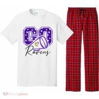 Go Cheer Ravens Sprots Fan Team Pajama Set thumb 0