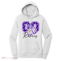 Go Cheer Ravens Sprots Fan Team Women's Hoodie thumb 0