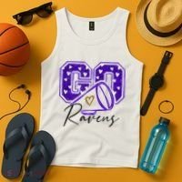 Go Cheer Ravens Sprots Fan Team Tank Top thumb 4