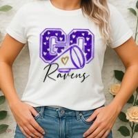 Go Cheer Ravens Sprots Fan Team Women's T-Shirt thumb 2