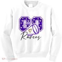 Go Cheer Ravens Sprots Fan Team Kids Sweatshirt thumb 0