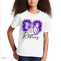 Go Cheer Ravens Sprots Fan Team Kids T-Shirt thumb 2