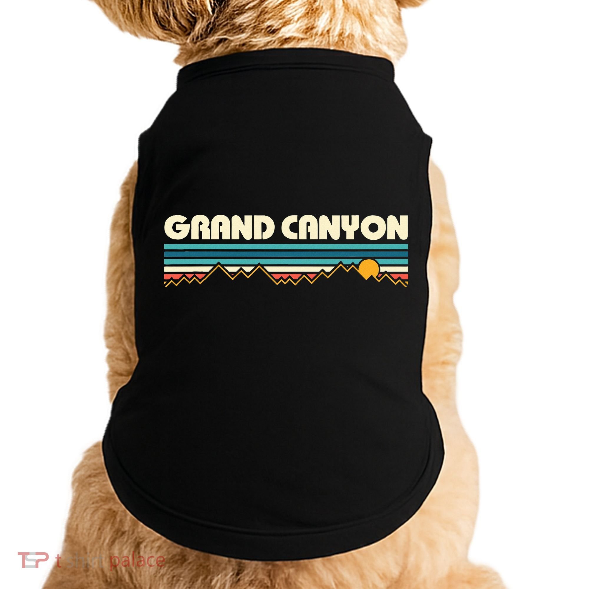 Grand Canyon Retro 80s Sunset Doggie Tank