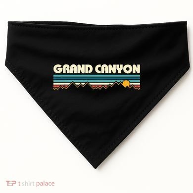 Grand Canyon Retro 80s Sunset USA-Made Doggie Bandana