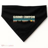 Grand Canyon Retro 80s Sunset USA-Made Doggie Bandana thumb 0