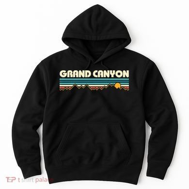Grand Canyon Retro 80s Sunset Hoodie