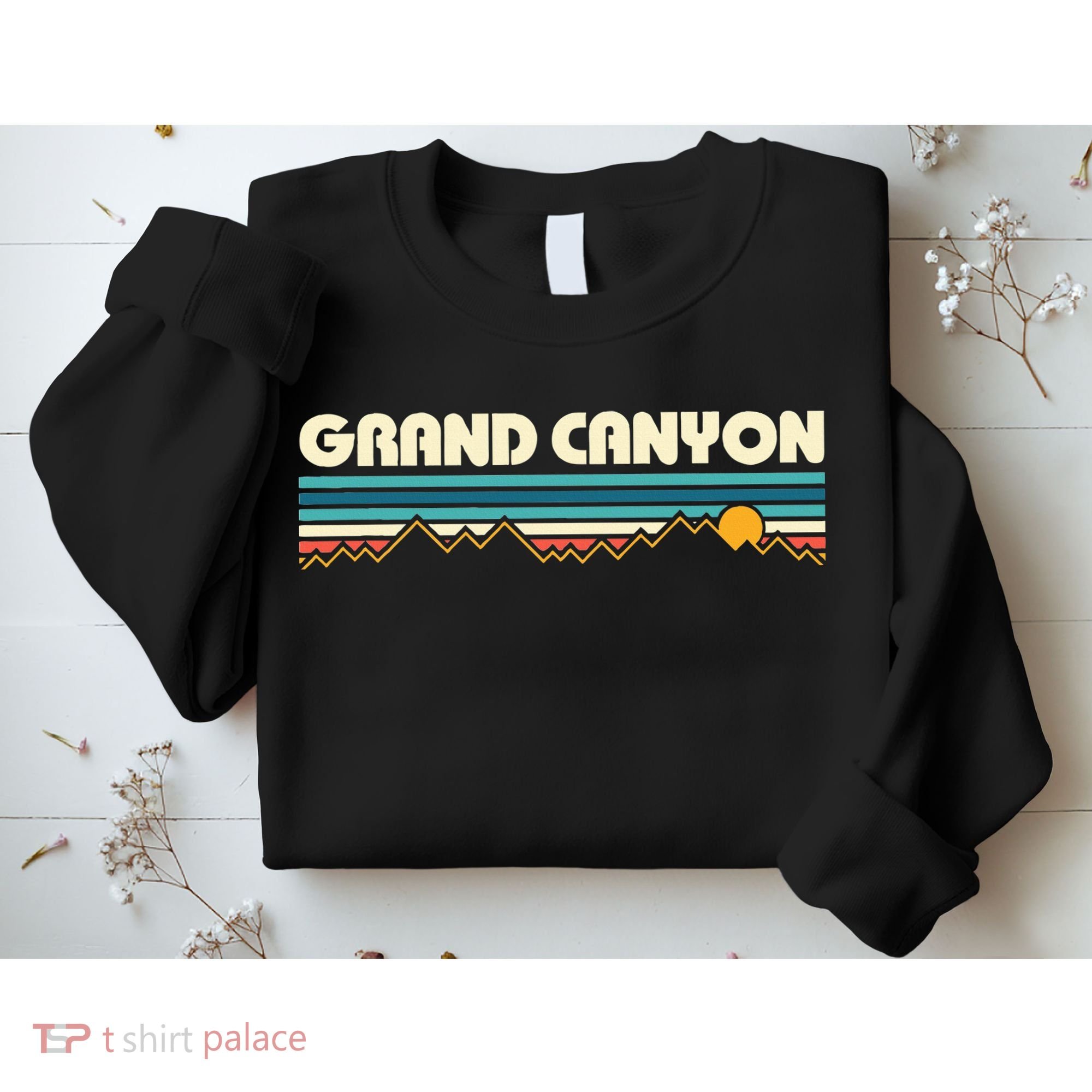 Grand Canyon Retro 80s Sunset Sweatshirt