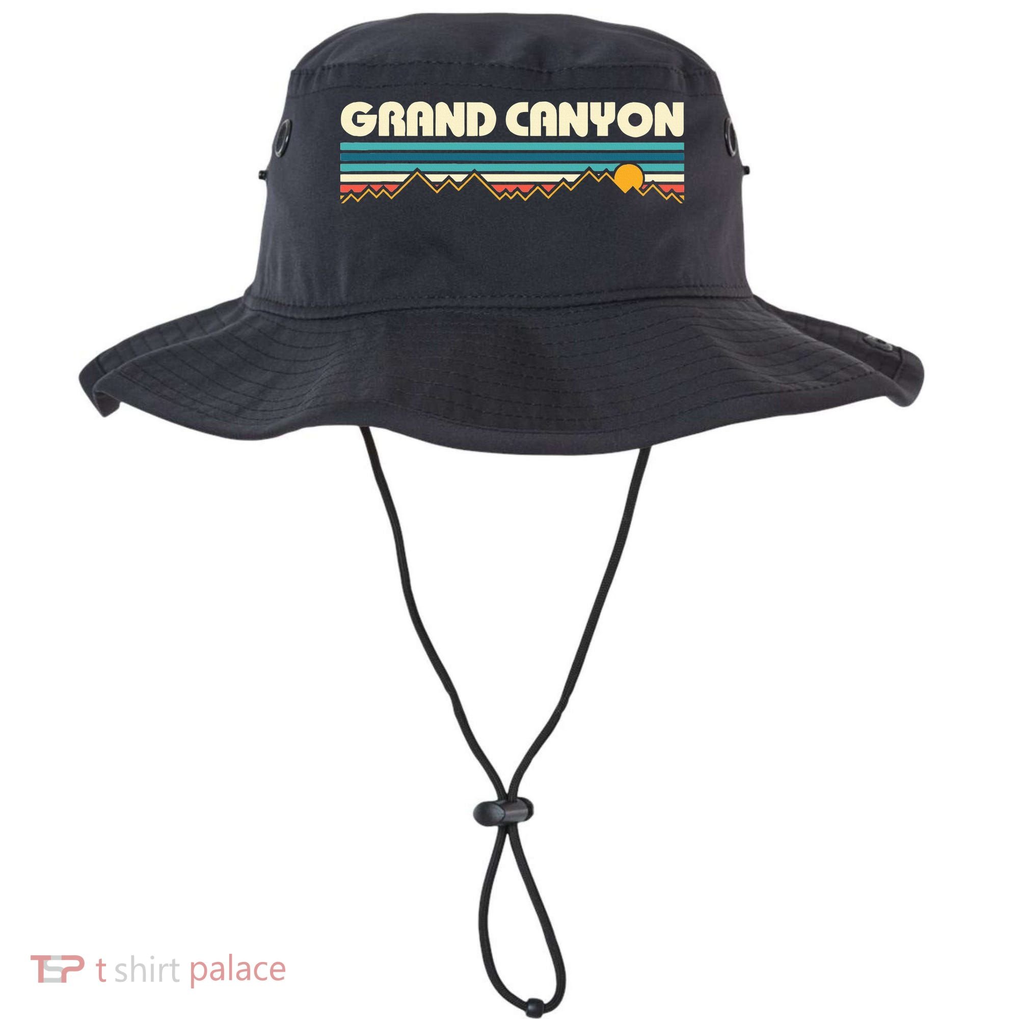 Grand Canyon Retro 80s Sunset Bucket Hat
