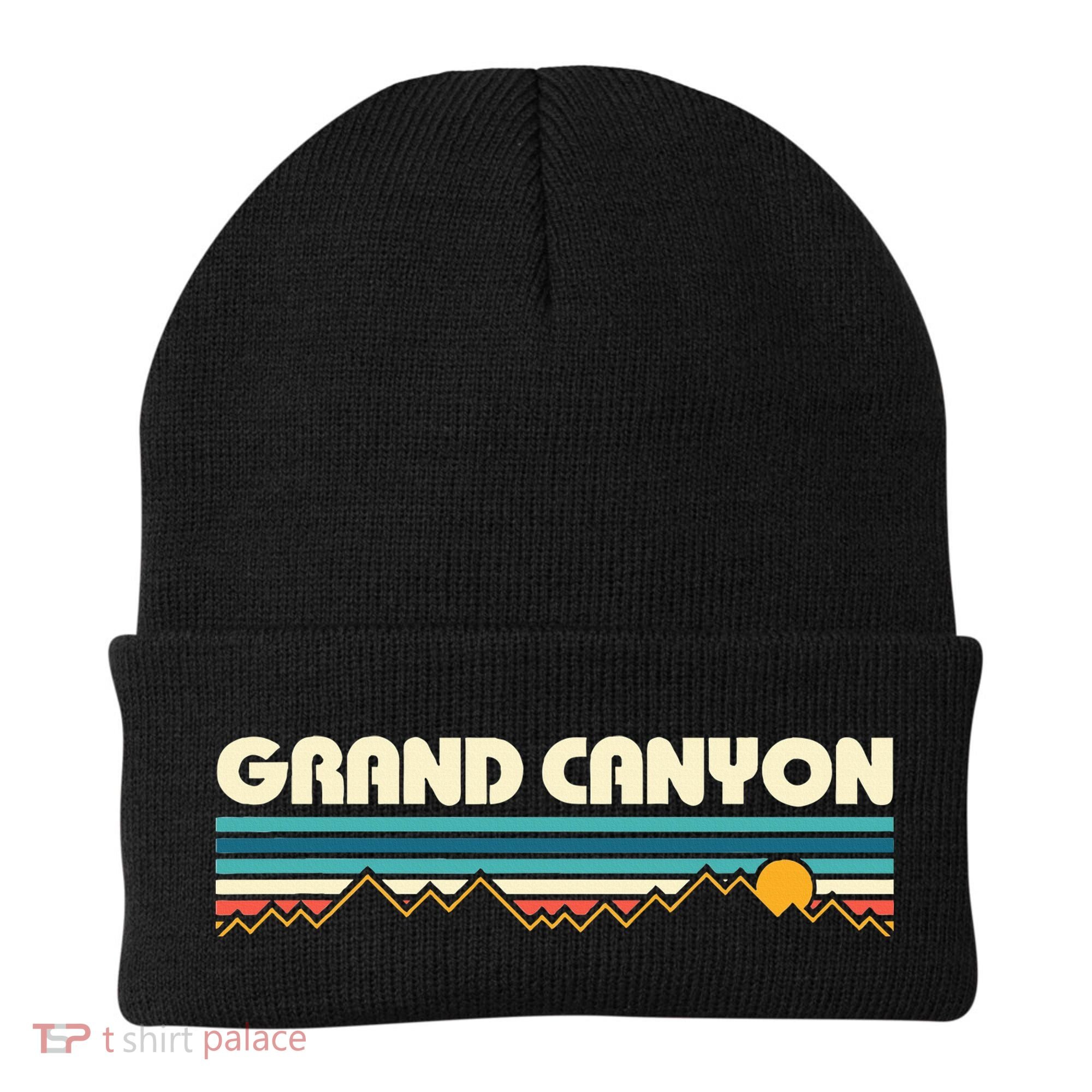 Grand Canyon Retro 80s Sunset Beanie