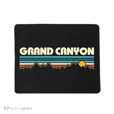 Grand Canyon Retro 80s Sunset Mousepad