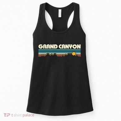 Grand Canyon Retro 80s Sunset Women's Tank Top