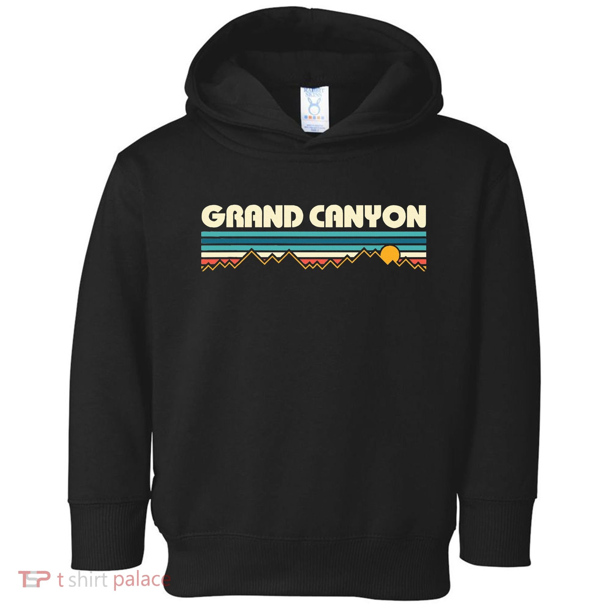 Grand Canyon Retro 80s Sunset Toddler Hoodie