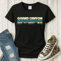 Grand Canyon Retro 80s Sunset Women's T-Shirt thumb 3