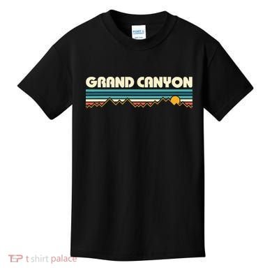Grand Canyon Retro 80s Sunset Kids T-Shirt